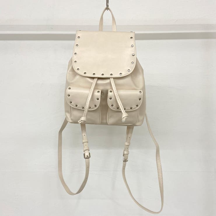 スタッズ合成皮革リュックサック | non-hedge  | 詳細画像32 