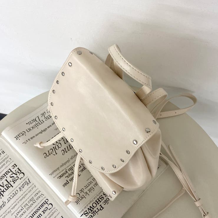 スタッズ合成皮革リュックサック | non-hedge  | 詳細画像38 