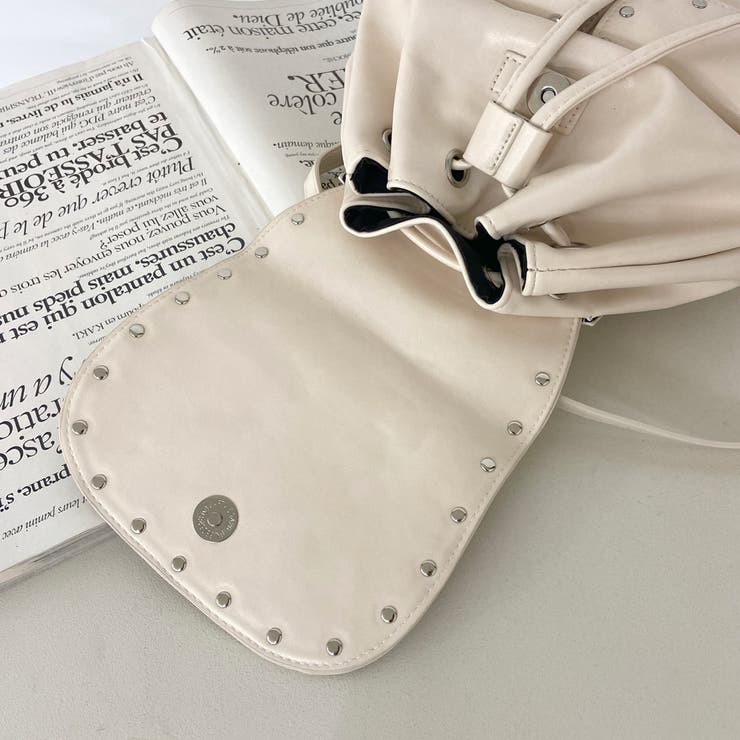 スタッズ合成皮革リュックサック | non-hedge  | 詳細画像42 