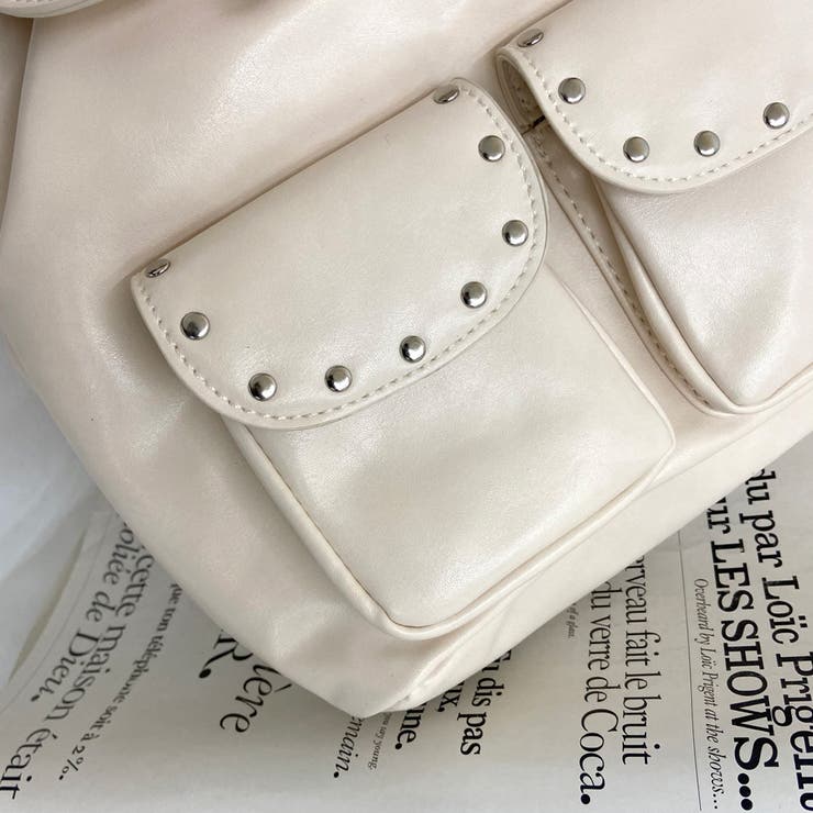 スタッズ合成皮革リュックサック | non-hedge  | 詳細画像45 