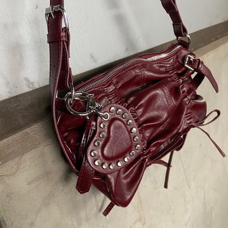 ドロストハートチャーム付きバッグ | non-hedge  | 詳細画像10 