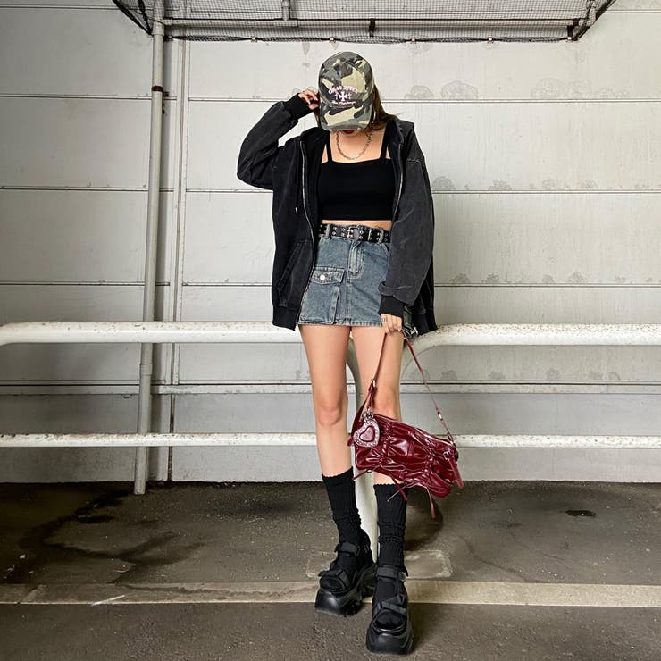 ドロストハートチャーム付きバッグ | non-hedge  | 詳細画像2 