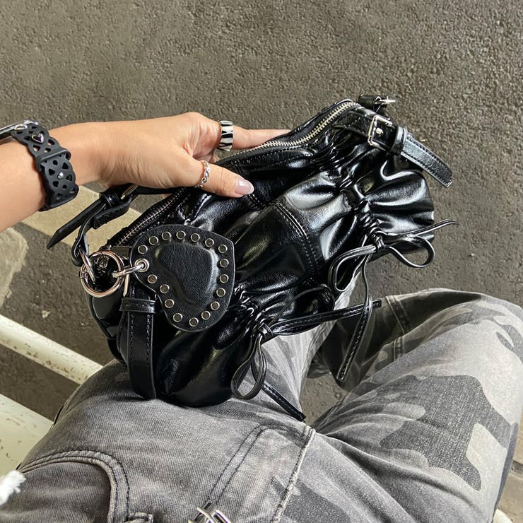 ドロストハートチャーム付きバッグ | non-hedge  | 詳細画像20 