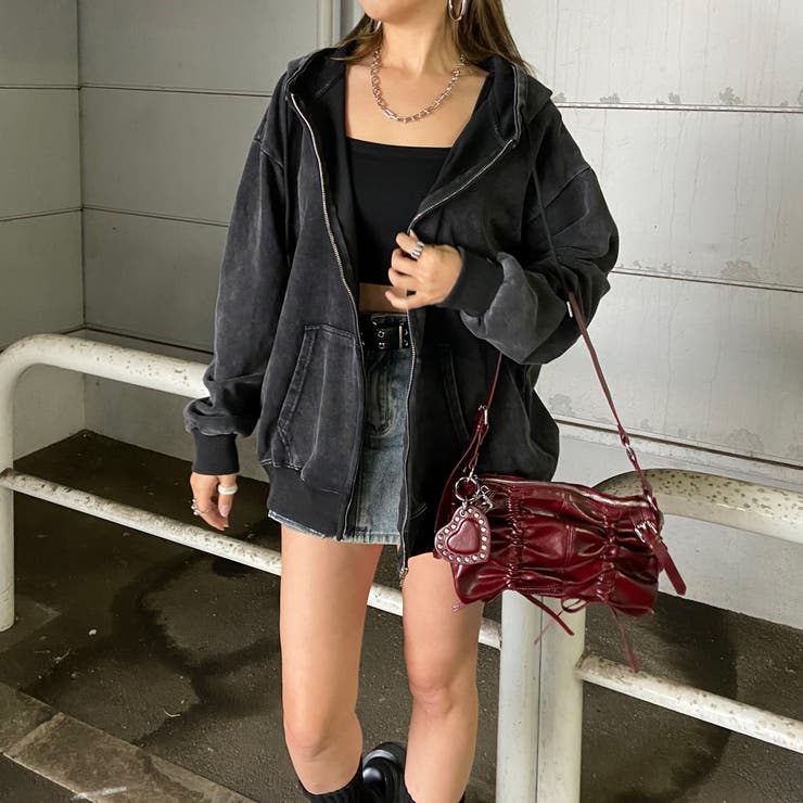 ドロストハートチャーム付きバッグ | non-hedge  | 詳細画像3 