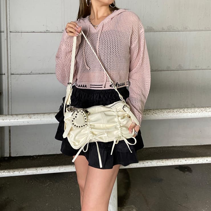 ドロストハートチャーム付きバッグ | non-hedge  | 詳細画像30 