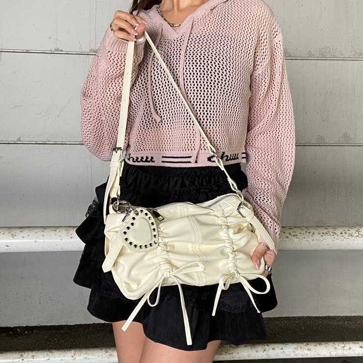 ドロストハートチャーム付きバッグ | non-hedge  | 詳細画像31 