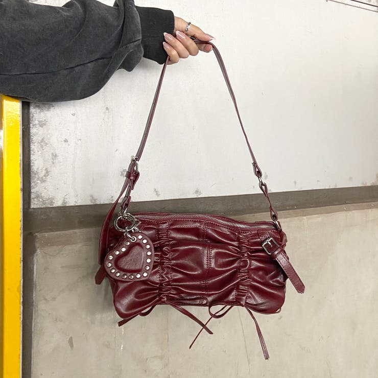 ドロストハートチャーム付きバッグ | non-hedge  | 詳細画像9 