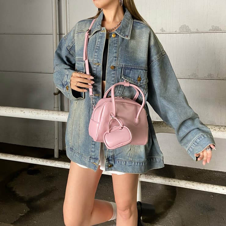 チャーム付きミニボストンバッグ | non-hedge  | 詳細画像3 