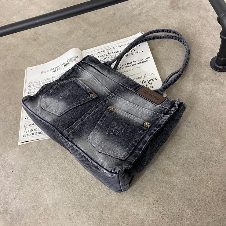 ブラック | デニムトートバッグ | non-hedge 