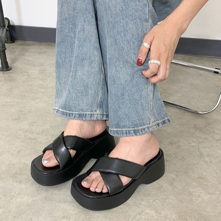 ノーネーム 厚底 プラットフォームサンダル BETTY MULE 24cm