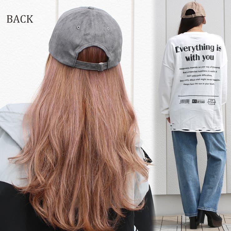 スエードロゴキャップ レディース ファッション | non-hedge  | 詳細画像5