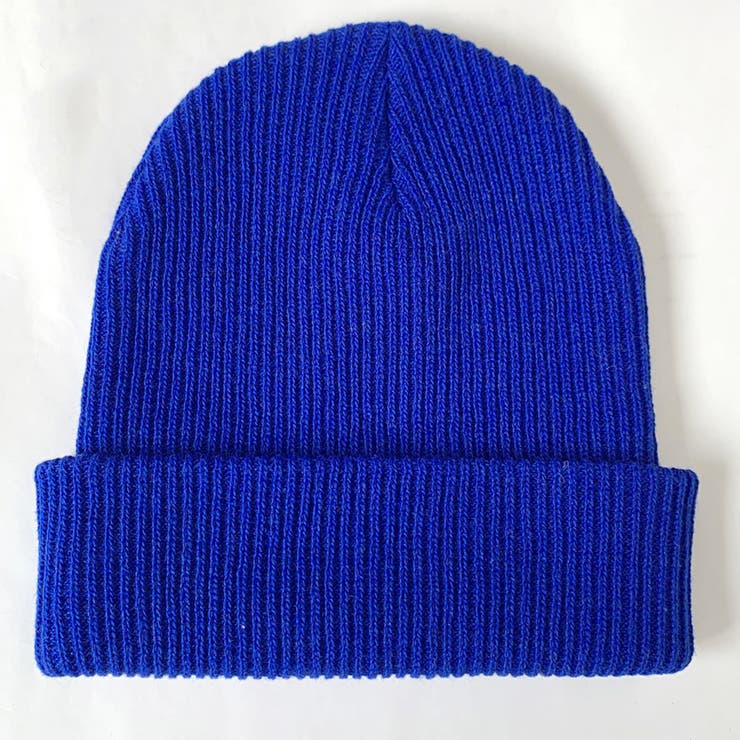 YARN ニット帽 ブルークロスモチーフ YARN ニット帽 ブルークロスモチーフ YARN ニット帽 ブルー