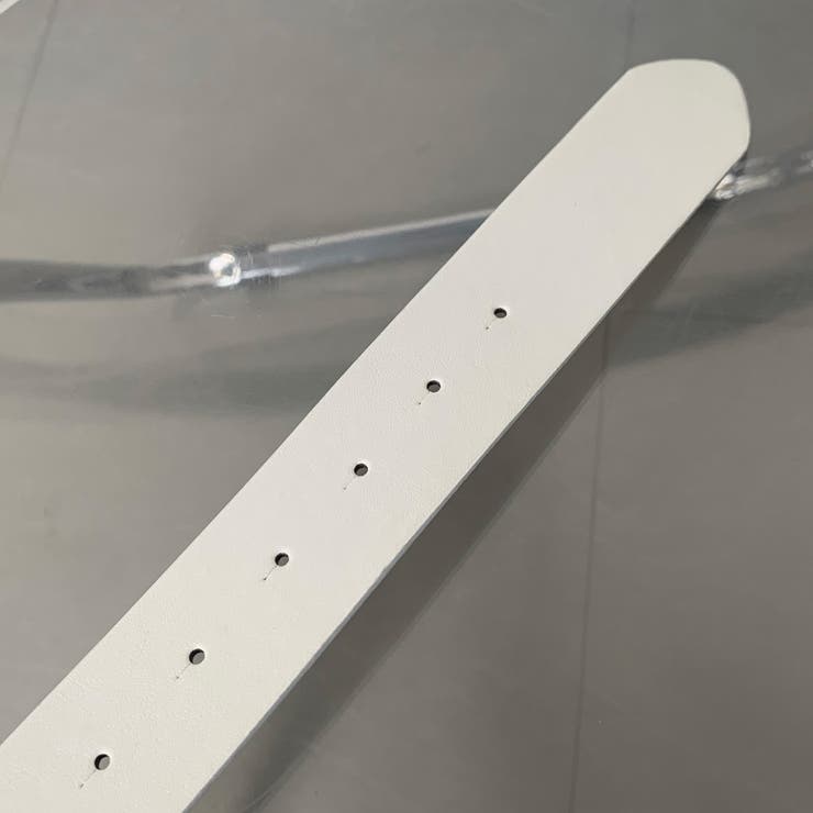 クレージュ*白　エナメルベルト　韓流　ロゴバックル 2WAY]合成皮革タックデザインバッグ(トートバッグ) | MK MICHEL