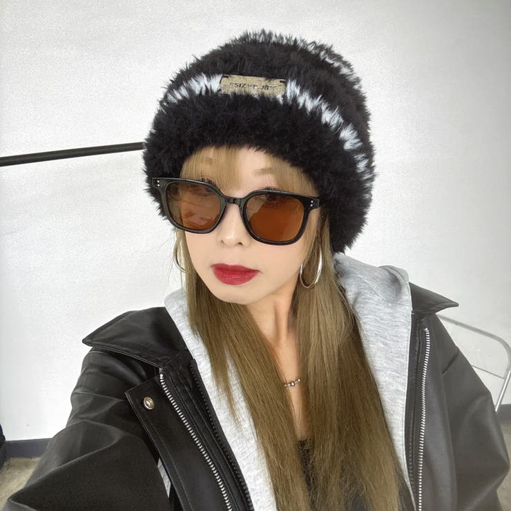 プレートシャギーニット帽 | non-hedge  | 詳細画像27 