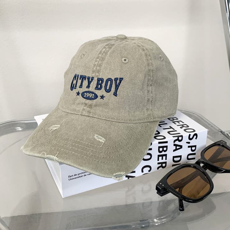 カーキ | CITYBOYロゴキャップ | non-hedge 
