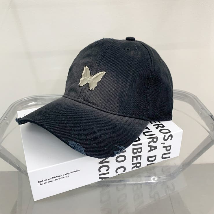 ブラック | 蝶ダメージキャップ | non-hedge