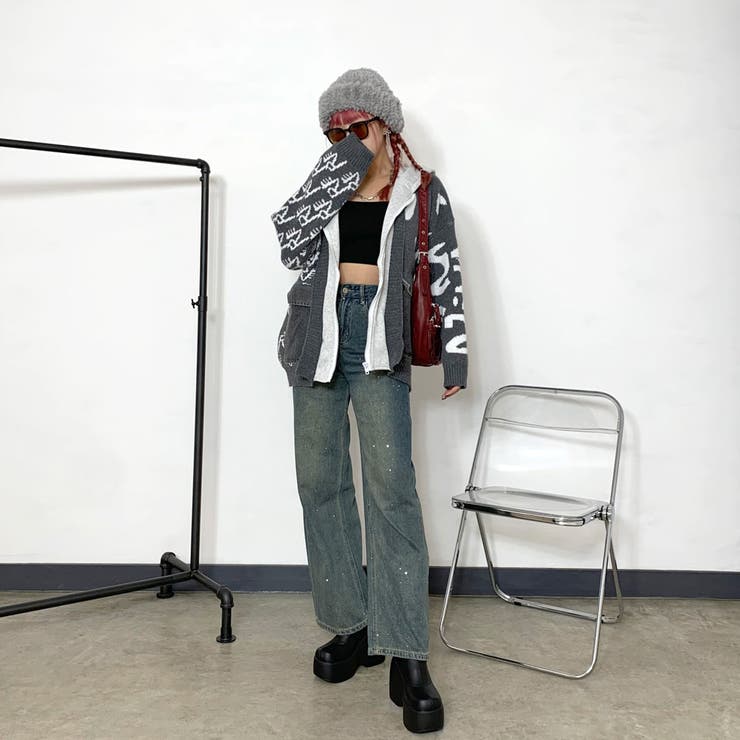 フワフワニット帽[品番：NHGW0005243]｜non-hedge （ノンヘッジ
