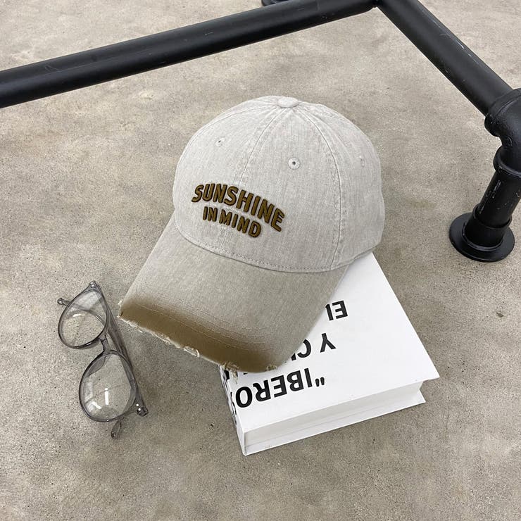 ベージュ | ムラロゴ刺繍キャップ | non-hedge 