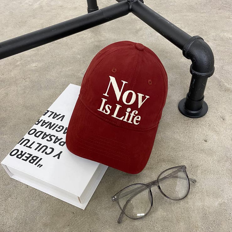 ボルドー | ロゴ刺繍キャップ | non-hedge 