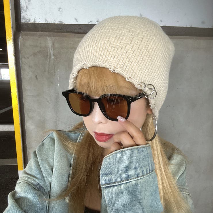 リングダメージビーニー | non-hedge  | 詳細画像1 