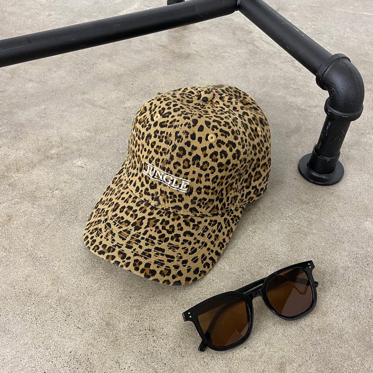 キャメル | ヒョウ柄キャップ | non-hedge 