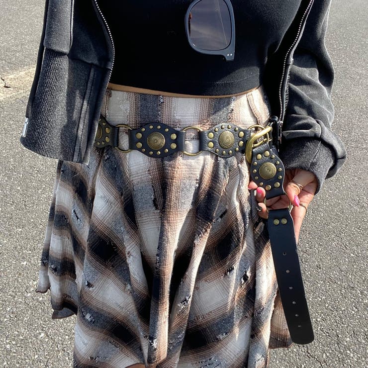 ブラック | ワイドサークルベルト | non-hedge 