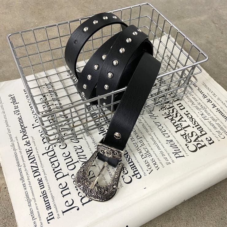 アンティーク風バックルスタッズベルト | non-hedge  | 詳細画像21 