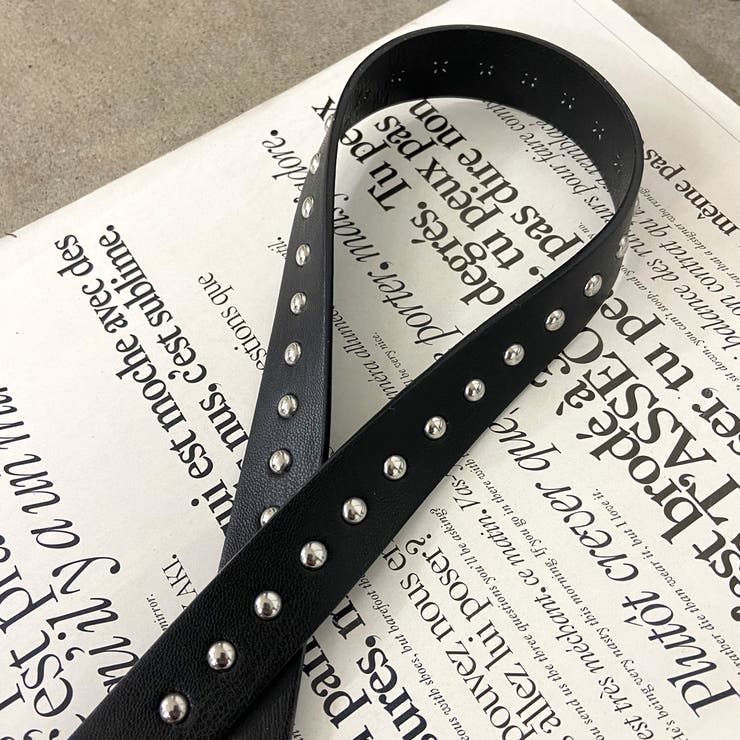 アンティーク風バックルスタッズベルト | non-hedge  | 詳細画像27 