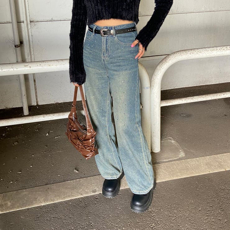 アンティーク風バックルスタッズベルト | non-hedge  | 詳細画像3 