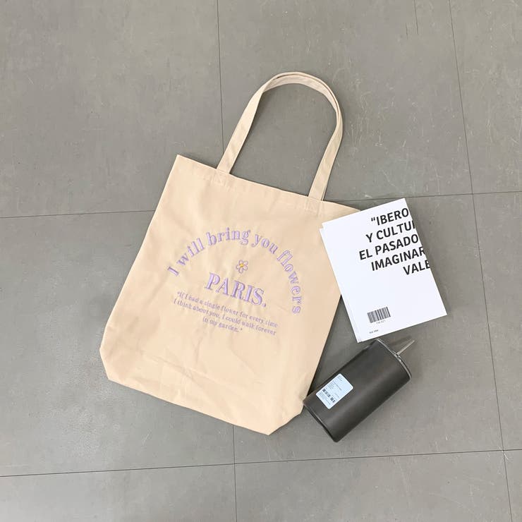 刺繍ロゴキャンバストートバッグ[品番：NHGW0004788]｜non-hedge