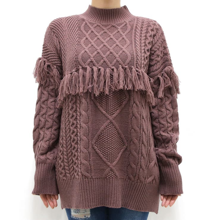 フリンジニットプルオーバー レディース ファッション | non-hedge  | 詳細画像10