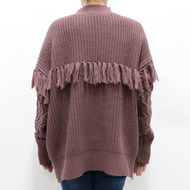 フリンジニットプルオーバー レディース ファッション | non-hedge  | 詳細画像13