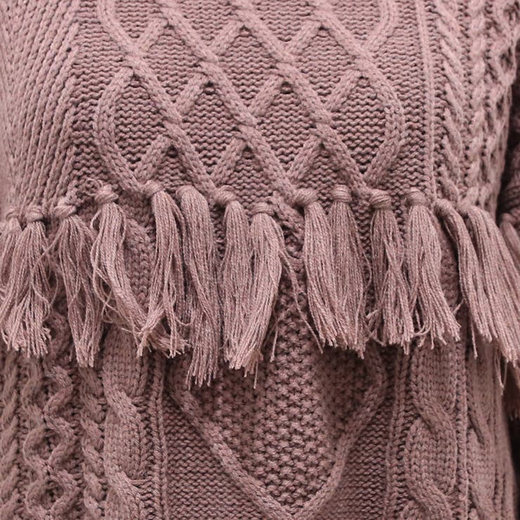 フリンジニットプルオーバー レディース ファッション | non-hedge  | 詳細画像18