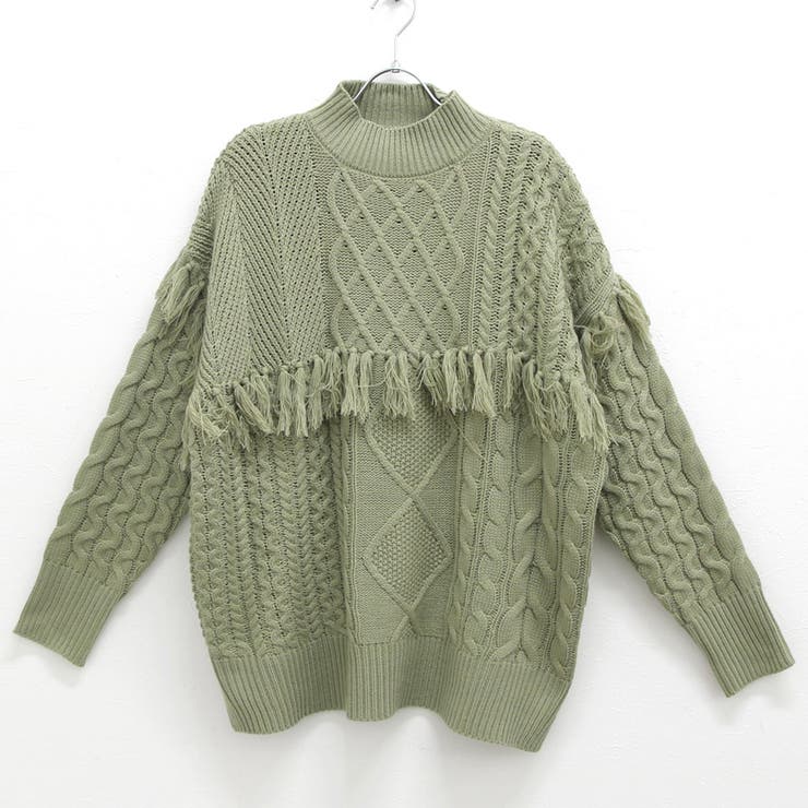 フリンジニットプルオーバー レディース ファッション | non-hedge  | 詳細画像22