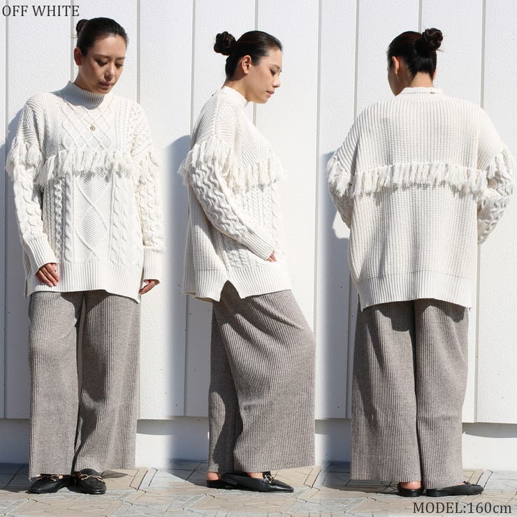 フリンジニットプルオーバー レディース ファッション | non-hedge  | 詳細画像35