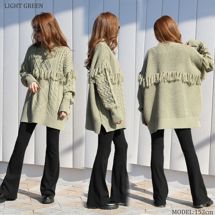 フリンジニットプルオーバー レディース ファッション | non-hedge  | 詳細画像36