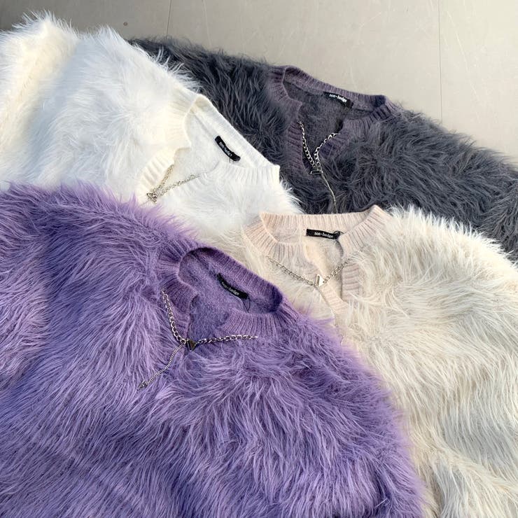 シャギーキーネックプルオーバー | non-hedge  | 詳細画像32 