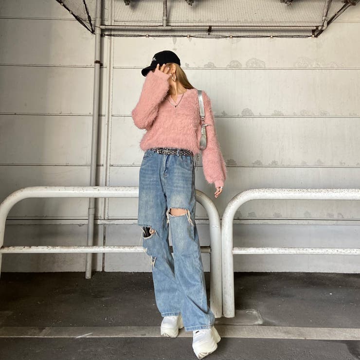 シャギーキーネックプルオーバー | non-hedge  | 詳細画像26 