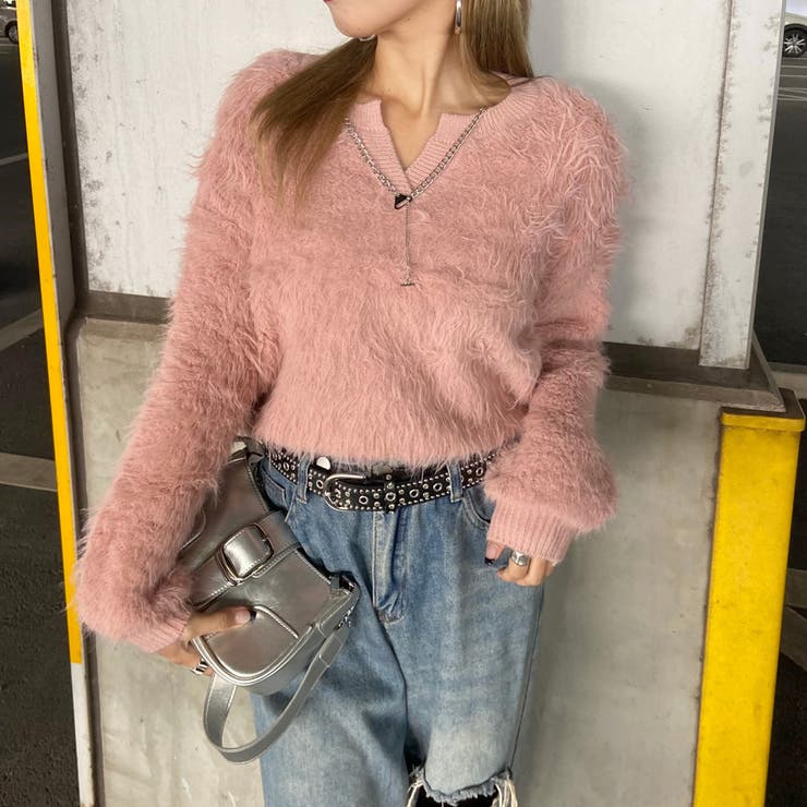 シャギーキーネックプルオーバー | non-hedge  | 詳細画像29 