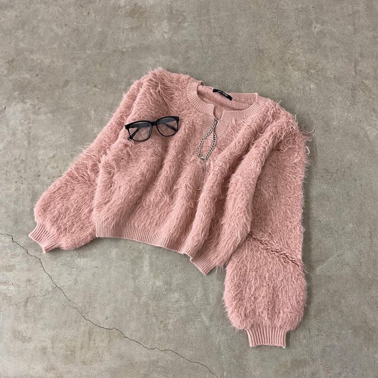 シャギーキーネックプルオーバー | non-hedge  | 詳細画像30 