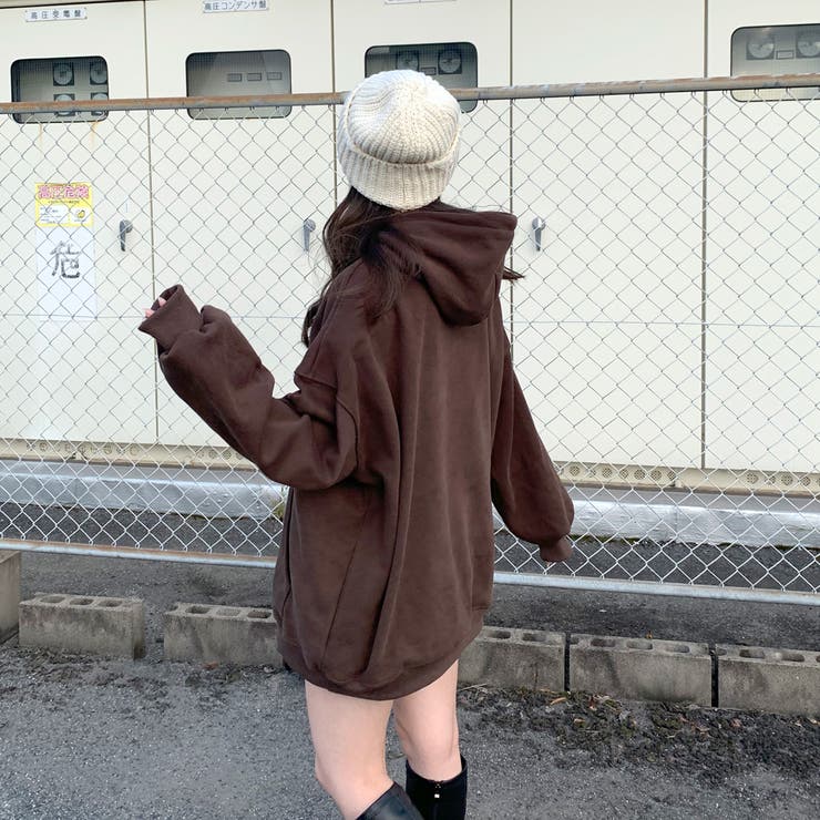 裏起毛ビッグパーカー[品番：NHGW0004153]｜non-hedge （ノンヘッジ