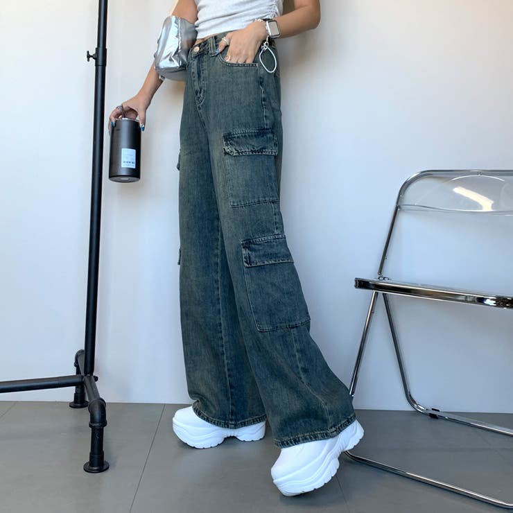 デニムカーゴパンツ[品番：NHGW0004310]｜non-hedge （ノンヘッジ）の