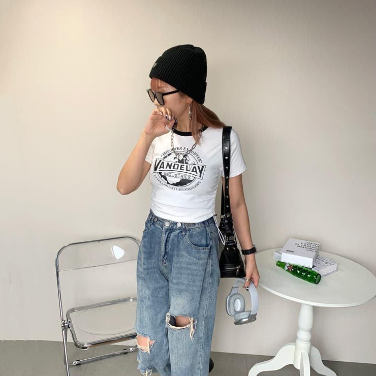 襟配色サイドタックT | non-hedge  | 詳細画像12