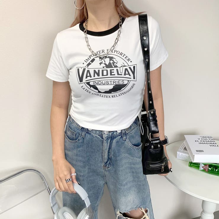 オフホワイト | 襟配色サイドタックT | non-hedge