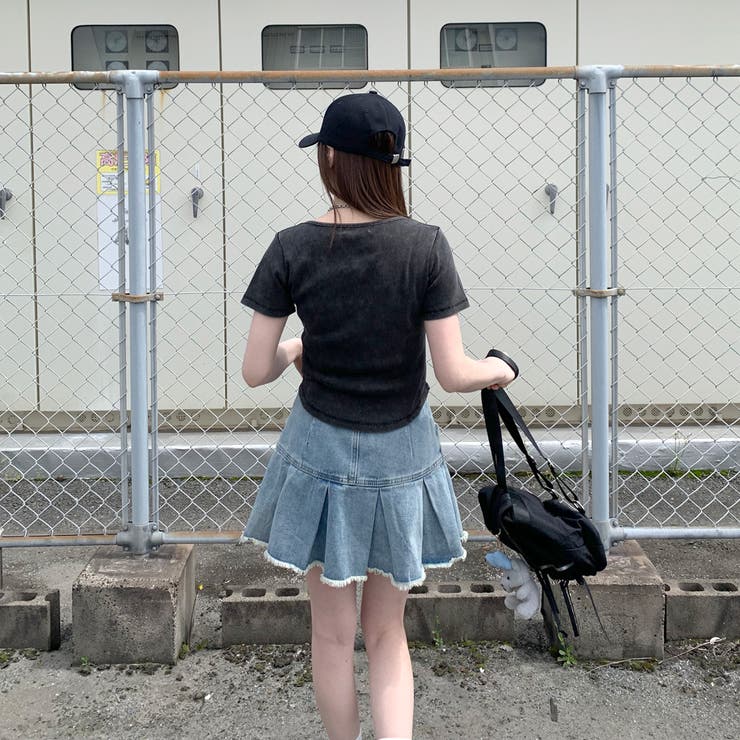 デニムタックスカート[品番：NHGW0004560]｜non-hedge （ノンヘッジ