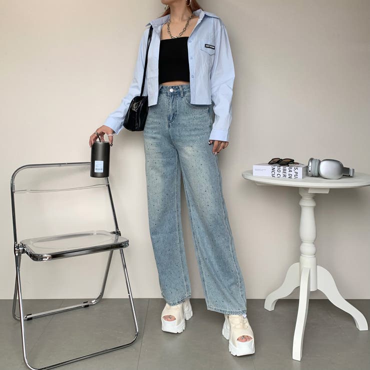 ストーンデニムストレートパンツ | non-hedge  | 詳細画像21 