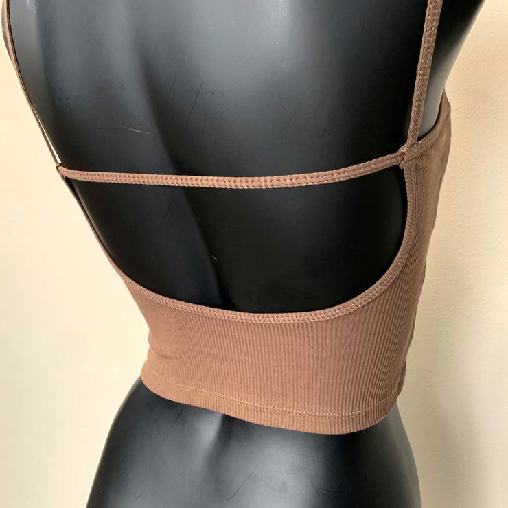 リブボタンバックオープンキャミソール | non-hedge  | 詳細画像13 