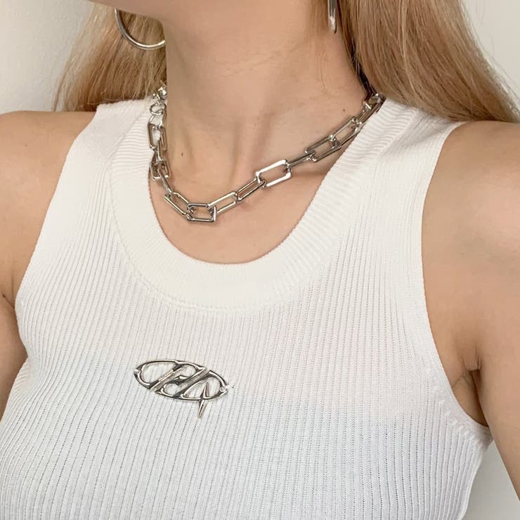シルバープレートグラデーションタンクトップ[品番：NHGW0004677