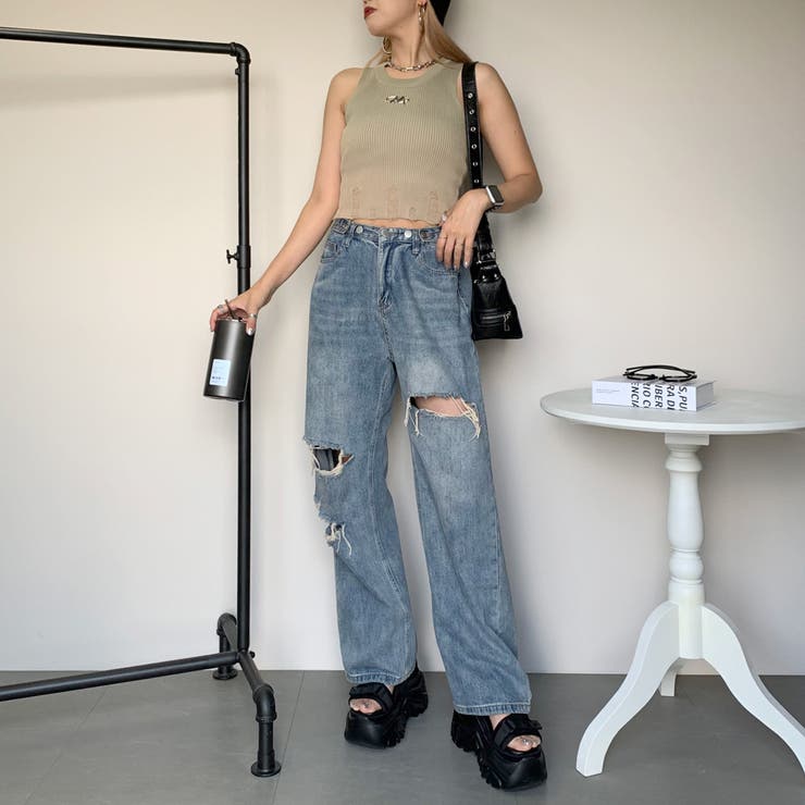 シルバープレートグラデーションタンクトップ[品番：NHGW0004677