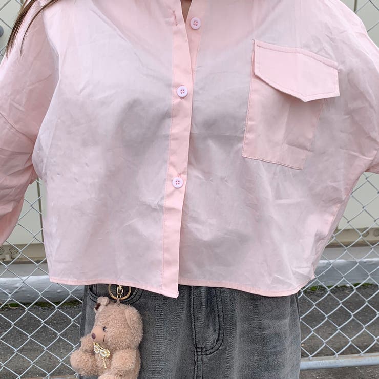 袖シャーリングショートシャツ | non-hedge  | 詳細画像10 